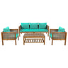 Patio Set Outdoor With Coffee Table And Cushions