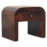 Disc Nightstand - Walnut