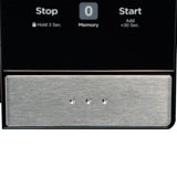 Danby DBMW0925BBS microwave door release button detail