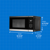 Danby DBMW0925BBS microwave dimensions diagram