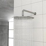 Shower Faucet Set With 10" Rainfall Shower Head And Valve - Brushed Nickel