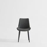 Dining Table Set, Chairs (Set of 2) - Gray