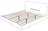 Vaughn - Chenille Bed With Black Base