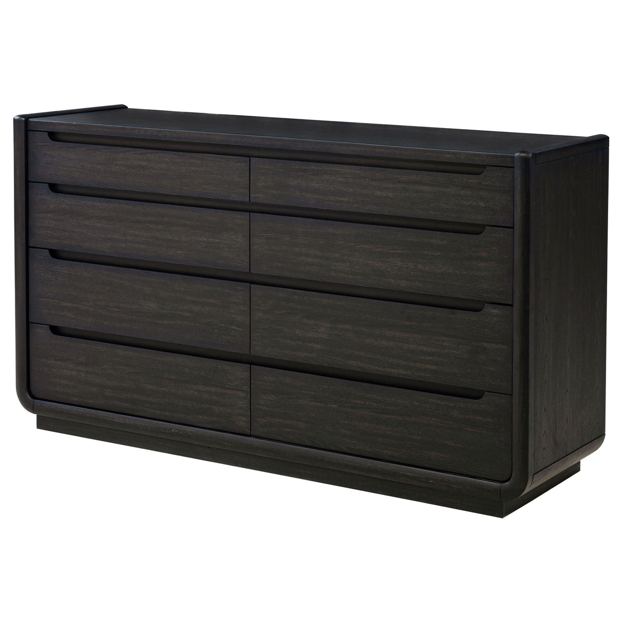 Bangor - 8 Drawer Bedroom Dresser Cabinet - Black