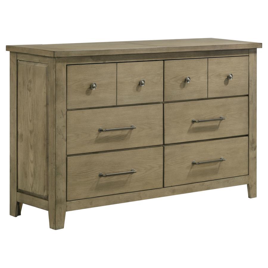 Hazlewood - 6-Drawer Bedroom Dresser Cabinet