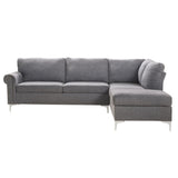 Melvyn - Sectional Sofa - Gray Fabric