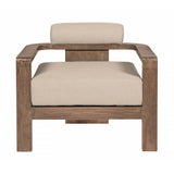 Relic - Outdoor Patio Chair - Weathered Eucalyptus / Taupe