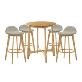 Vera - 5-Piece Wood Bar Set