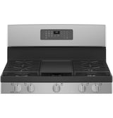 GE(R) 30" Free-Standing Gas Fingerprint Resistant Range - (JGB660YPFS)