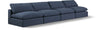 Comfy - Linen Modular Armless Sofa 4 Seats