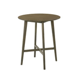 Allin - 31.5" Wood Top Pub Table - Night Wenge
