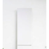 Elise - Slim Modular Wood Closet Cabinet With Drawers In Durable Melamine And Wood 71" Height - White