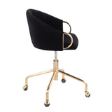 Claire - Task Chair - Gold Base