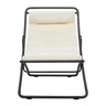 Outdoor Folding Chair With Adjustable Backrest (Set of 2)
