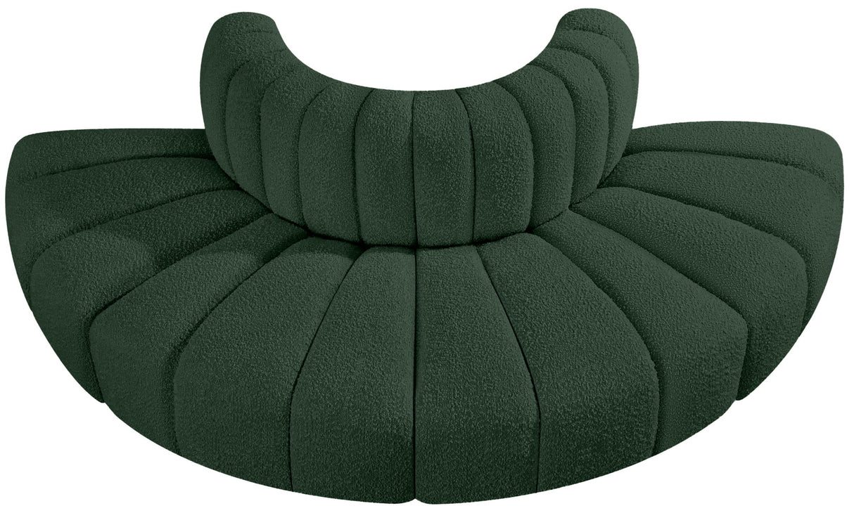 Arc - Boucle Fabric 4 Piece Modular Sofa