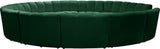Infinity - 12 Piece Velvet Modular Sectional