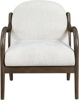 Helmsley - Performance Fabric Upholstered Accent Chair - Brown Frame