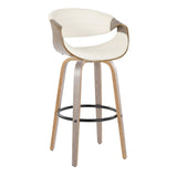 Symphony - 30" Fixed-Height Barstool (Set of 2) - Gray Base