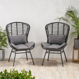 Calypso - Outdoor Chair With Water Resistance Cushion And Iron Frame