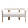 Modern Round Armrest Loveseat
