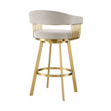 Chelsea - Swivel Fabric Stool