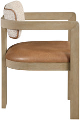 Ravina - Upholstered Dining Chair With Stained Natural Base (Set of 2)
