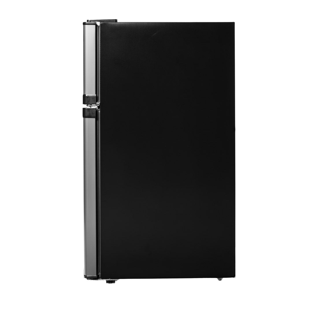 Danby DCR031B1BSLDD compact fridge side profile