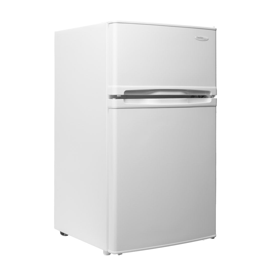 Danby DCR031B1WDD compact fridge, left side view