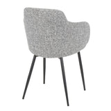 Boyne - Industrial Chair - Noise Fabric