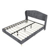 Upholstered Bed, Tufted Headboard, Comfortable Sleep