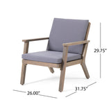 Outdoor Club Chair With Cushion