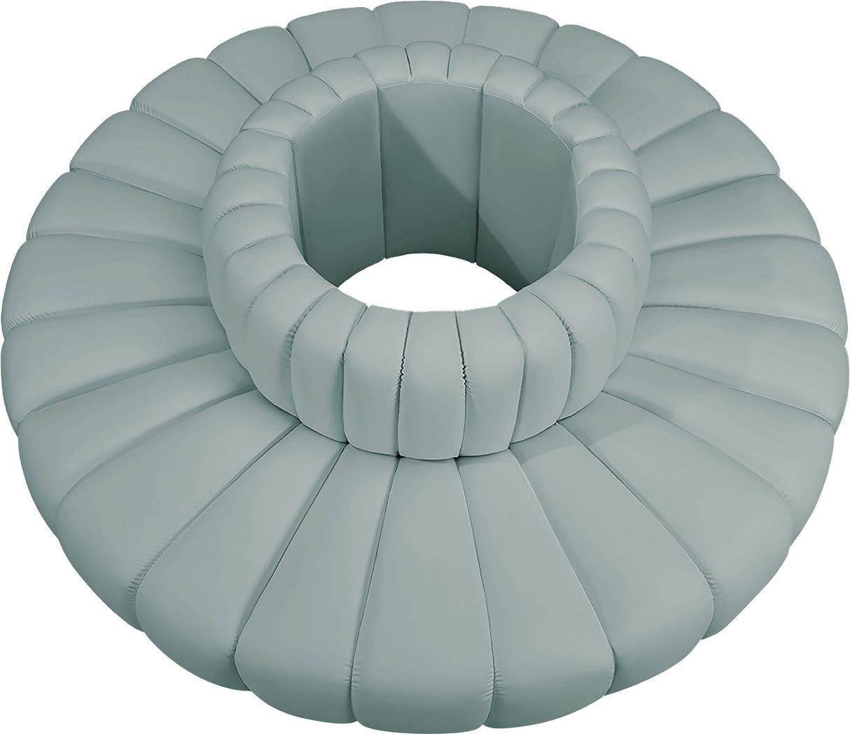 Arc - Faux Leather 8 Piece Round Modular Sofa