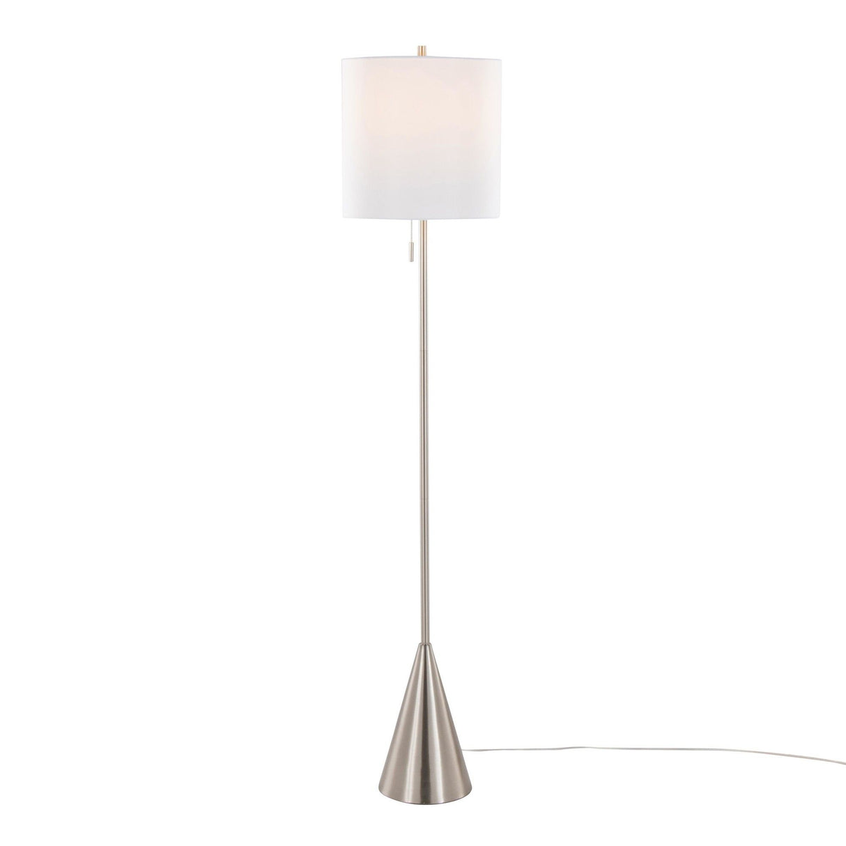 Cone - Contemporary Metal Floor Lamp From Grandview Gallery
