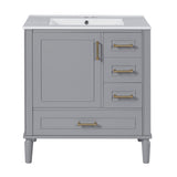 Traditional Bathroom Vanity Set With Soft Close Doors