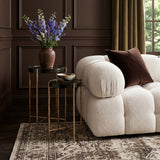 Vetra - Iron Base Bunching End Table - Brass