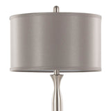 Joan - 30" Metal Table Lamp (Set of 2) - Pearl Silver