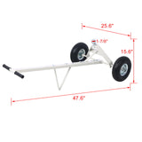 Heavy Duty Trailer Dolly With Pneumatic Tires, 600 Lb. Capacity Steel