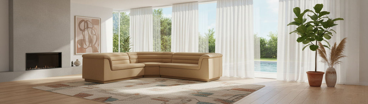 Cascade - Velvet Modular Sectional