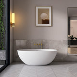 Freestanding Bathroom Bathtub With Ergonomic Design