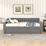 Upholstered Daybed With Slat Support