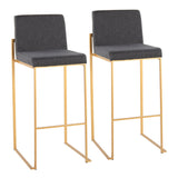 Fuji - Contemporary Design High Back Barstool