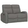Manual Reclining Loveseat With Dual Seating Support For Living Room