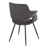 Vintage Flair - Chair (Set of 2) - Dark Gray And Black