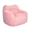 Beanbag Sofa Chair With Armrests Stuffed High Density Foam