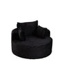 Modern Single Sofa With Backrest Pillow For Living Room