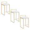 Fuji - Contemporary / Glam Design Counter Stool (Set of 2)