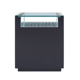 Nysa - 20" X 14" Accent Table - Mirrored & Faux Crystals