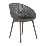 Modern Lounge Chair Set With Round Table
