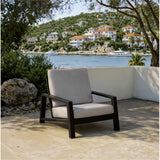 Verona - Seating Lounge Chair (Set of 2) - Dark Espresso / Gray / Off White