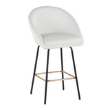 Matisse - Fixed-Height Counter Stool (Set of 2) - Black Metal